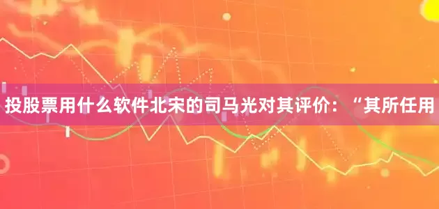 投股票用什么软件北宋的司马光对其评价：“其所任用